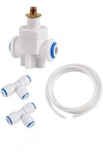 Vstec for RO UV Water Purifier TDS Controller Kit Switch Valve with 2 Pcs T Connectors and 2 Mtrs 1/4 Inch Pipe