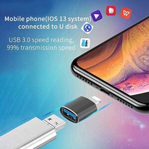 OO LALA JI -USB A Male to Female OTG Adapter Compatible with iPhone, iPad, iPad Pro 1 VB