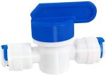 Inline Ball Valve Quick Connect Shut Off for RO