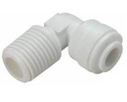 4 Pcs RO Inline Filter Elbow Connector 3/8" Size Tube x 1/4" Male Thread