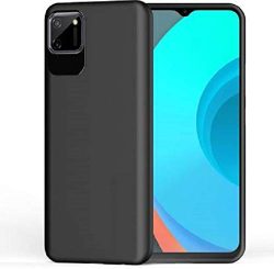 OO LALA JI Black Soft Silicone Case For Realme C25