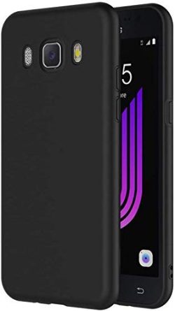 OO LALA JI Black Soft Silicone Case For Samsung Galaxy J7
