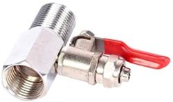 Vstec for Kent RO Pipe Inlet Valve and SS Coupling RO Main LINE Input Steel Inlet Valve Connector RO Water Filter Purifier 3/8 Size (DVSet) - 1 Pcs