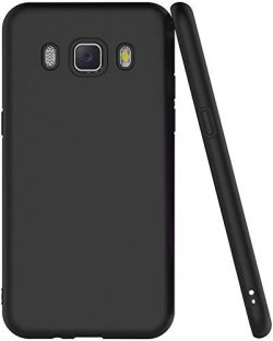 OO LALA JI Black Soft Silicone Case For Samsung Galaxy ON-5