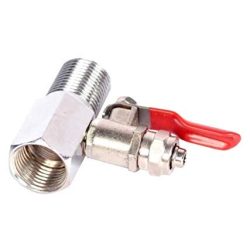 Vstec OO LALA JI for Kent RO Pipe Inlet Valve and SS Coupling RO Main LINE Input Steel Inlet Valve Connector RO Water Filter Purifier 3/8 Size (DVSet) - 1 Pcs
