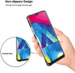 Samsung Galaxy A10 Transparent (Drop Protection) with Anti Dust Plugs Shockproof Slim Back Cover Case - Image 3