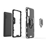 OO LALA JI-D5 Stand Poly Carbonate | Black Back Cover For Samsung Galaxy A70 - Image 3