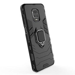 OO LALA JI-D5 Stand Poly Carbonate | Black Back Cover For Xiaomi Redmi POCO C3