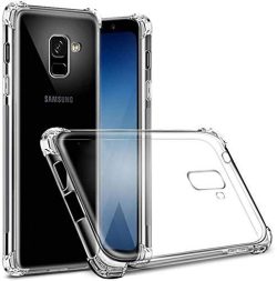 Samsung Galaxy J6 Plus Shockproof Slim Back Cover Case Transparent