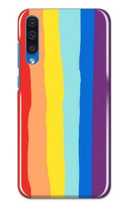 For Samsung Galaxy A50 / A50s / A30s Back Cover - Rainbow Hard Cover new