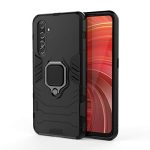 OO LALA JI-D5 Stand Poly Carbonate | Black Back Cover For REALME 6