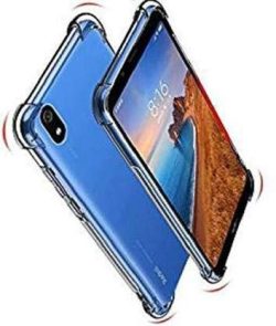 Vstec OO LALA JI Drop Tested Shock Proof Slim Mobile Cover (Soft & Flexible Shockproof Back Case with Cushioned Edges) for Samsung Galaxy M01 Core/Samsung Galaxy A01 Core (Transparent)