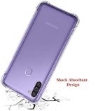 Samsung Galaxy M10 Ultra Slim Soft Clear Finish Liquid Gel Silicon Case - Transparent - Image 2