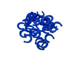 50 Pieces RO Blue Lock Clips for RO Push Fit Type Connectors-3/8"
