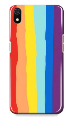 for Samsung Galaxy M01 Core Rainbow Hard Silicone Case Cover new