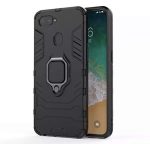 OO LALA JI-D5 Stand Poly Carbonate | Black Back Cover For OPPO A9 PRO