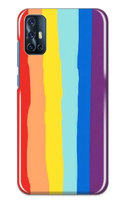 for VIVO V17 Rainbow Hard Silicone Case Cover new