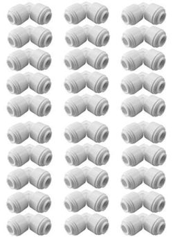1/4 Elbow Connector Push Fit - 30 Pc