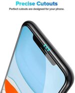 Black Tempered Glass for iPhone 12 MINI (5.4) - Image 3