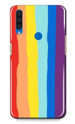 For OPPO A31 2020 / Oppo A8 Rainbow Hard Silicone Case Cover new