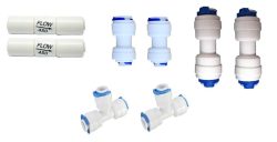 Vstec Combo Set Included with 2 Pcs FR-450,2 Pcs 1/4" Tee, 2 Pcs 1/4"- 1/4"-Straight Connector and 2 Pcs 1/4" x 3/8" Straight Connector