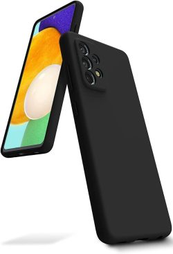 Black Soft Silicone Case For Samsung Galaxy M52 5G