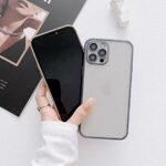 OO LALA JI - Crystal Transparent Cover Shockproof Protective Bumper Shell with Electroplated Mirror Edge for Apple iPhone 13 Pro - Image 6