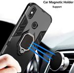 OO LALA JI-D5 Stand Poly Carbonate | Black Back Cover For Samsung Galaxy J8 - Image 5