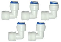 1/2 Inch Male Thread To 3/8 Inch Tube OD 5 Pc.