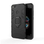 OO LALA JI-D5 Stand Poly Carbonate | Black Back Cover For Xiaomi Redmi A1