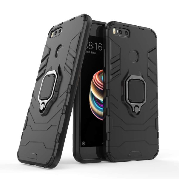 OO LALA JI-D5 Stand Poly Carbonate | Black Back Cover For Xiaomi Redmi A2 - Image 2