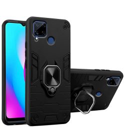 OO LALA JI-D5 Stand Poly Carbonate | Black Back Cover For OPPO C11