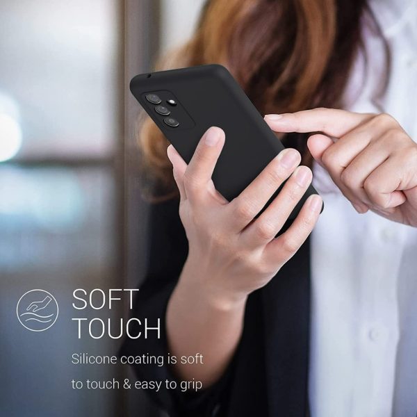 Black Soft Silicone Case For Samsung Galaxy M52 5G - Image 2
