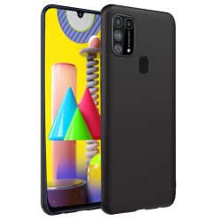 OO LALA JI Black Soft Silicone Case For Samsung Galaxy M31 PRIME