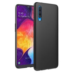 OO LALA JI Black Soft Silicone Case For Samsung Galaxy A50