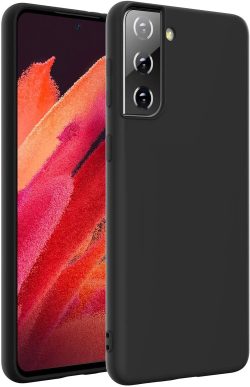 OO LALA JI Black Soft Silicone Case For Samsung Galaxy S21