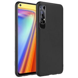 OO LALA JI Black Soft Silicone Case For Realme 7