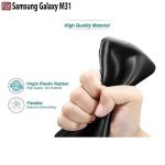 OO LALA JI Black Soft Silicone Case For Samsung Galaxy F42 - Image 2