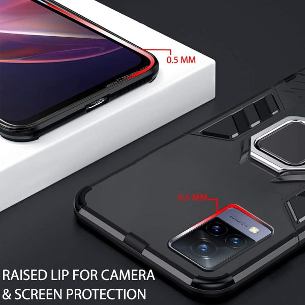 OO LALA JI-D5 Stand Poly Carbonate | Black Back Cover For VIVO Y31 - Image 3