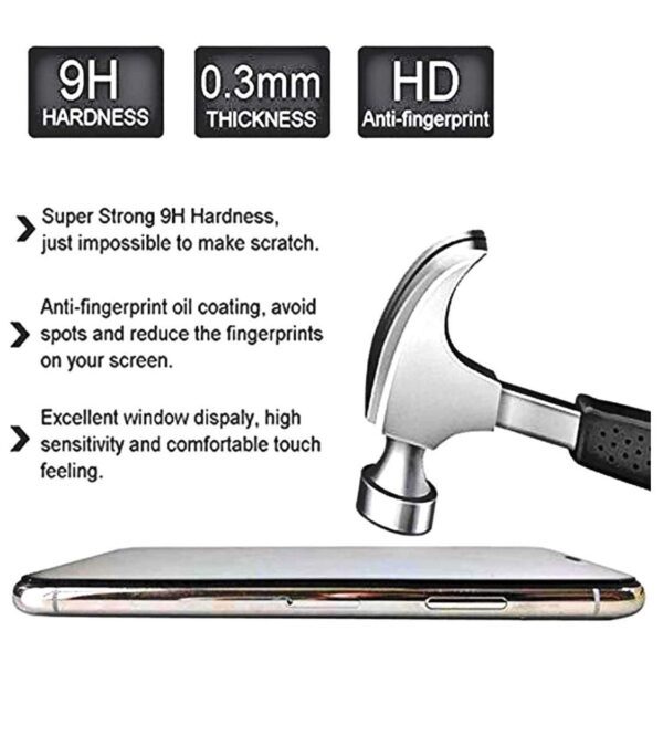 Black Tempered Glass for iPhone 6S - Image 5