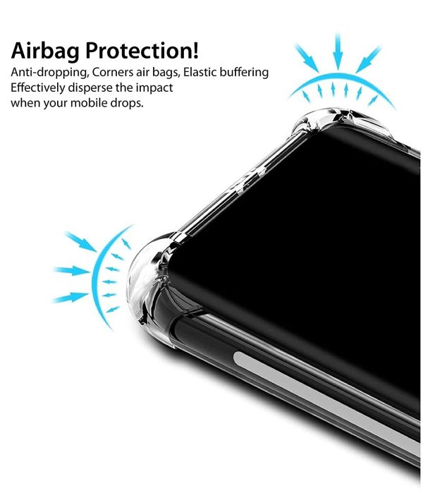 Mi Redmi 10 Prime (Silicone Shock Proof & Camera Protective) - Transparent - Image 3