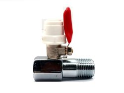 Steel Inlet +Valve/Connector Ro/Uv/Water Filter Purifier 3/8" Size (D.V.Set)