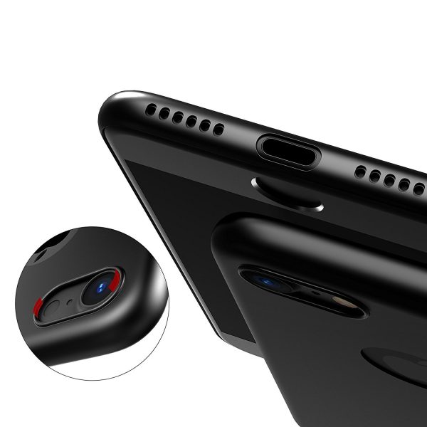 Black Soft Silicone Case For Iphone 7 - Image 4