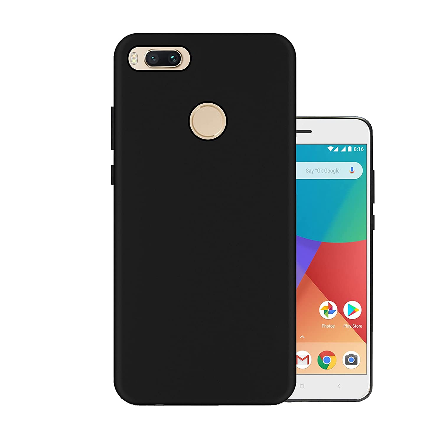 OO LALA JI Black Soft Silicone Case For INFINIX HOT Smart 5A