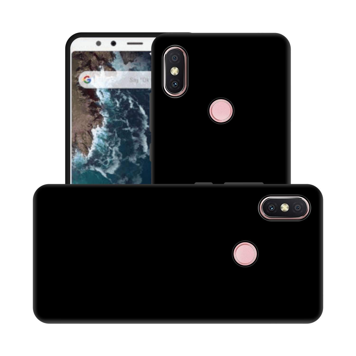 OO LALA JI Black Soft Silicone Case For INFINIX HOT Smart 4+
