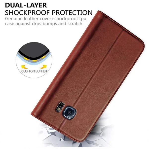 OO LALA JI Vintage Flip Case Cover for Samsung Galaxy S6 Edge - Image 6
