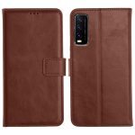 OO LALA JI Leather Magnetic Vintage Flip Wallet Case Cover for Vivo Y20G - Image 3