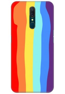 OO LALA JI - Rainbow Soft Silicone Case Cover for OPPO F11 Pro