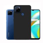 For Realme C12 Narzo 20 Back Cover -Black - Image 2
