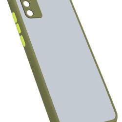 Silicone Smoke Back Cover Case for Samsung Galaxy M02s - Green